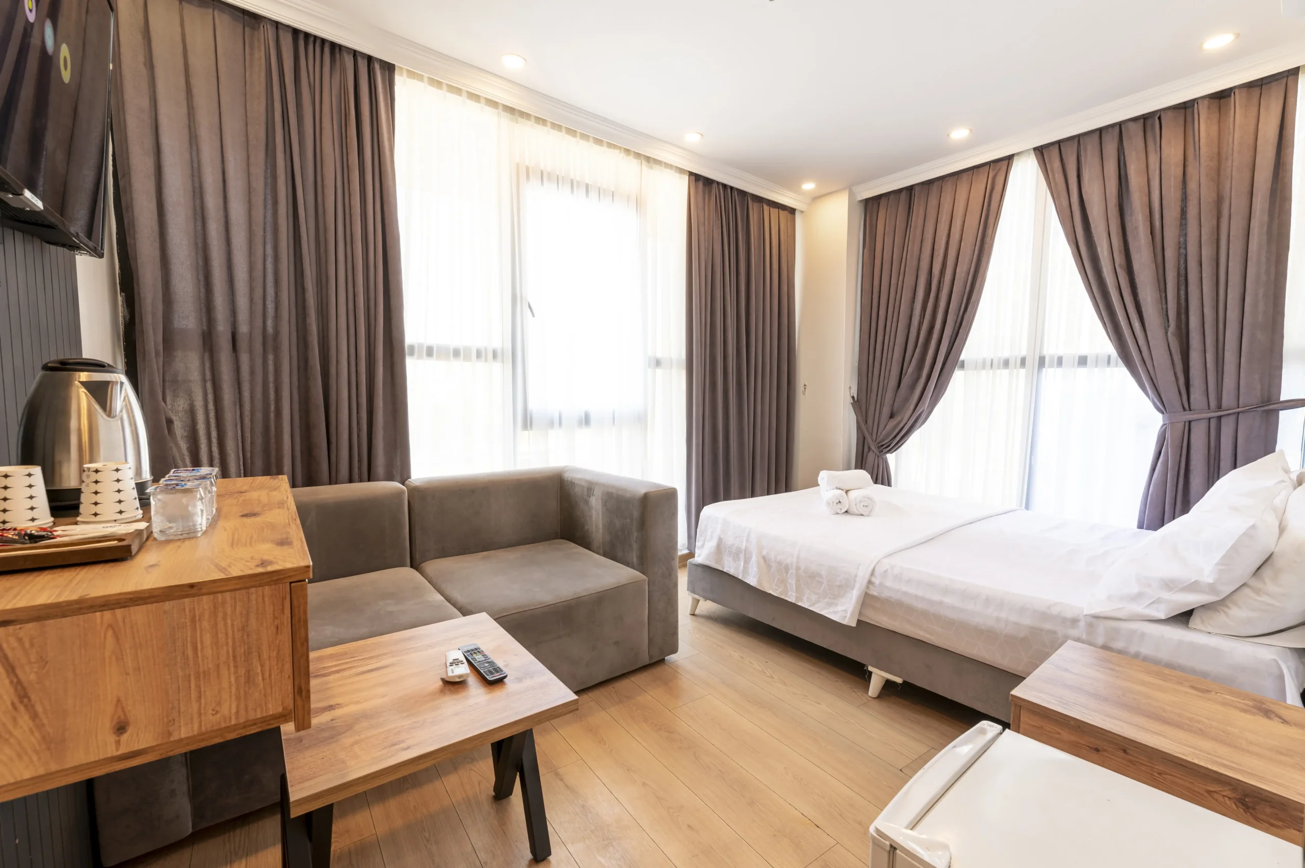 Küçükçekmece otel oda atmosferi